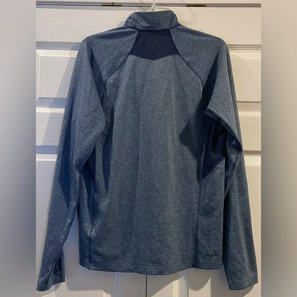 Men’s The North Face FlashDry Fleece Jacket Light Weight Two Toned 1/2 Zip Sz M